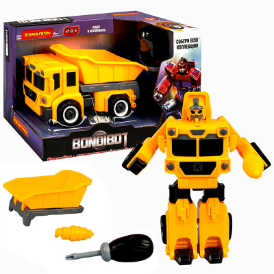 Трансформер-конструктор Bondibot с отвёрткой Bondibon ВВ5256 1